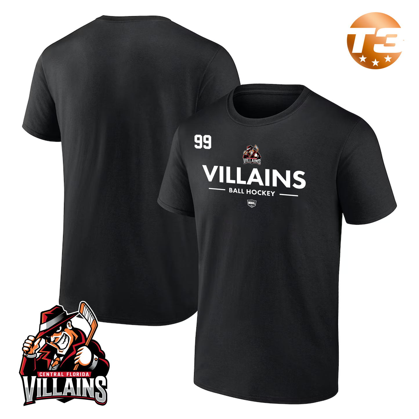 Central Florida Villains 2026 Authentic Pro Primary T-Shirt
