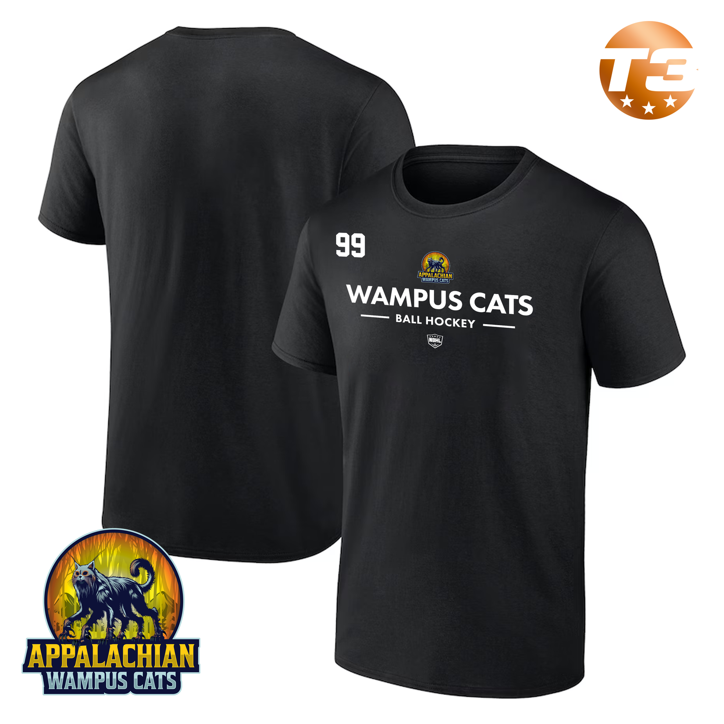 Appalachian Wampus Cats 2026 Authentic Pro Primary T-Shirt