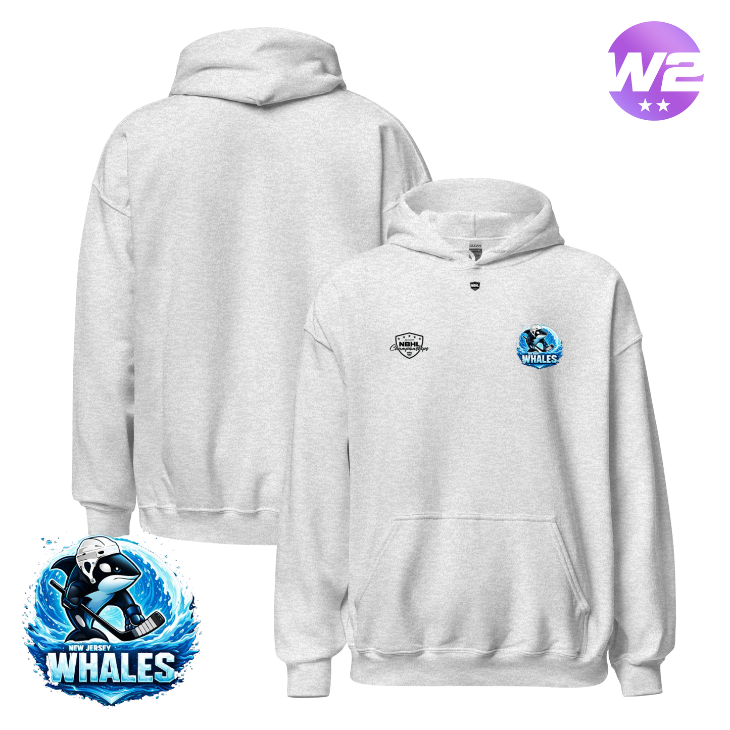New Jersey Whales 2026 NBHL Cup Team Hoodie