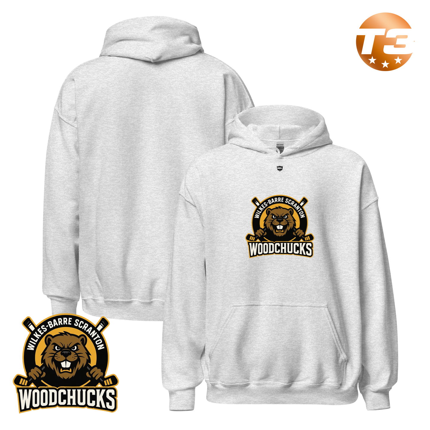 Wilkes-Barre Scranton Woodchucks 2026 Classic Logo Hoodie