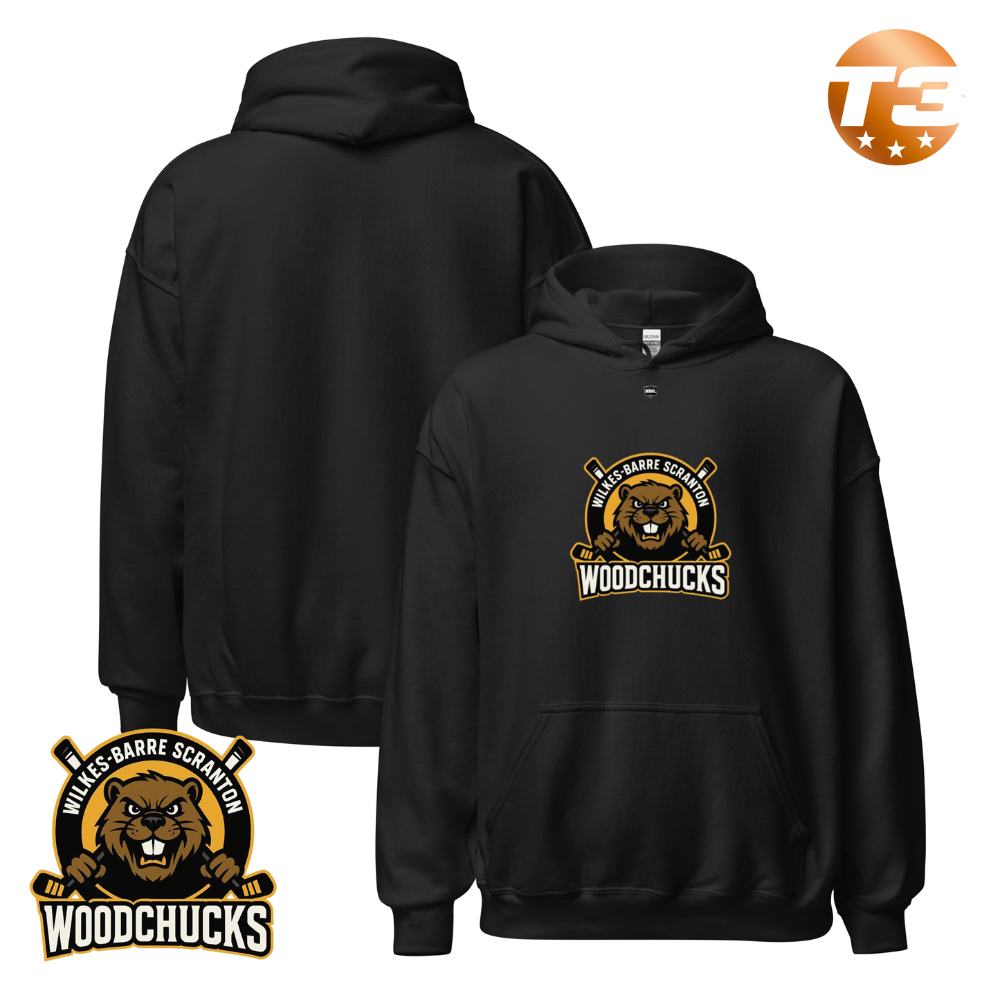 Wilkes-Barre Scranton Woodchucks 2026 Classic Logo Hoodie