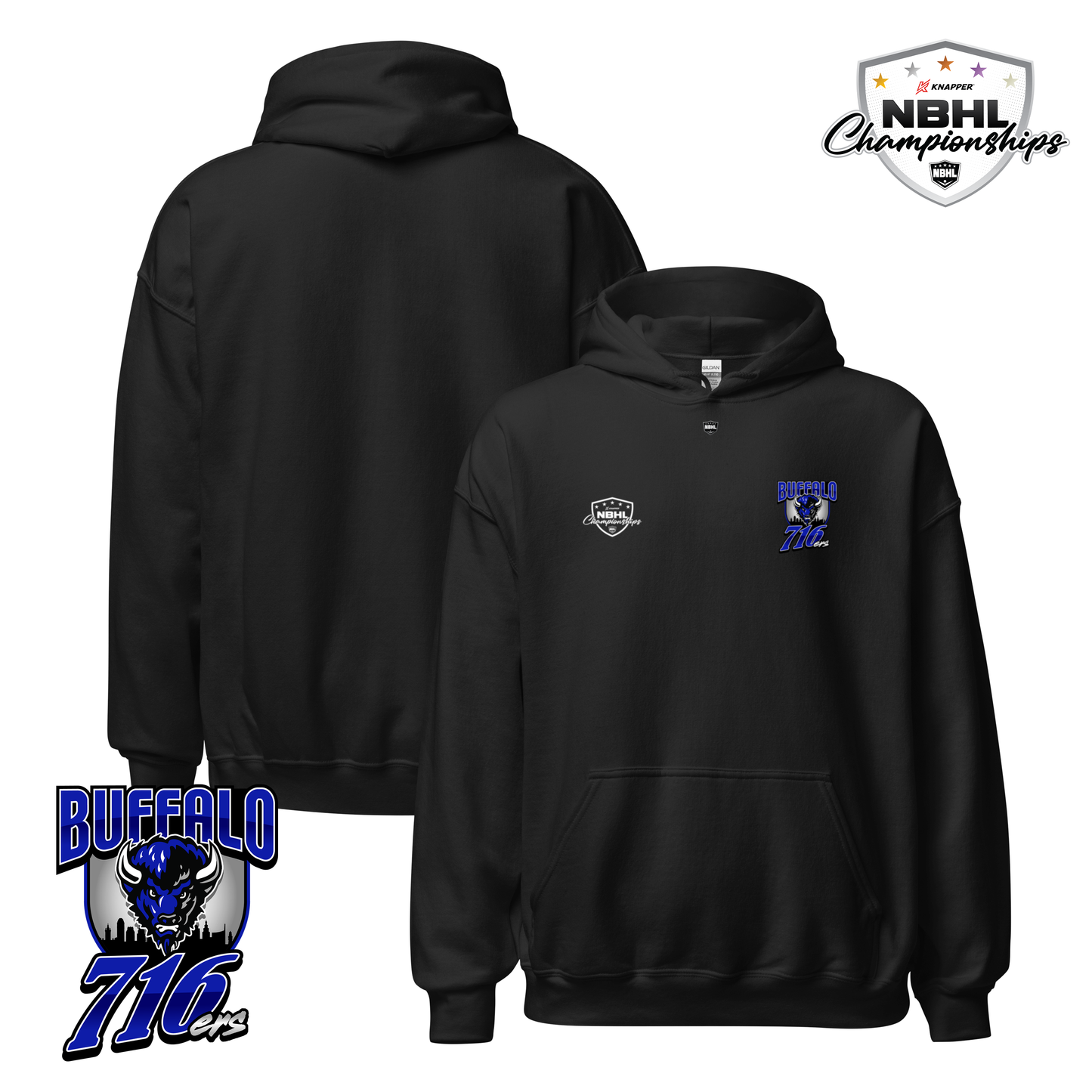 Buffalo 716ers 2026 NBHL Cup Team Hoodie
