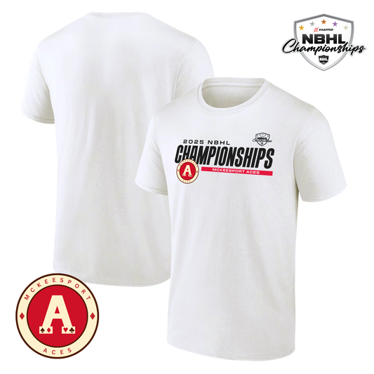 McKeesport Aces 2025 NBHL Championships T-Shirt