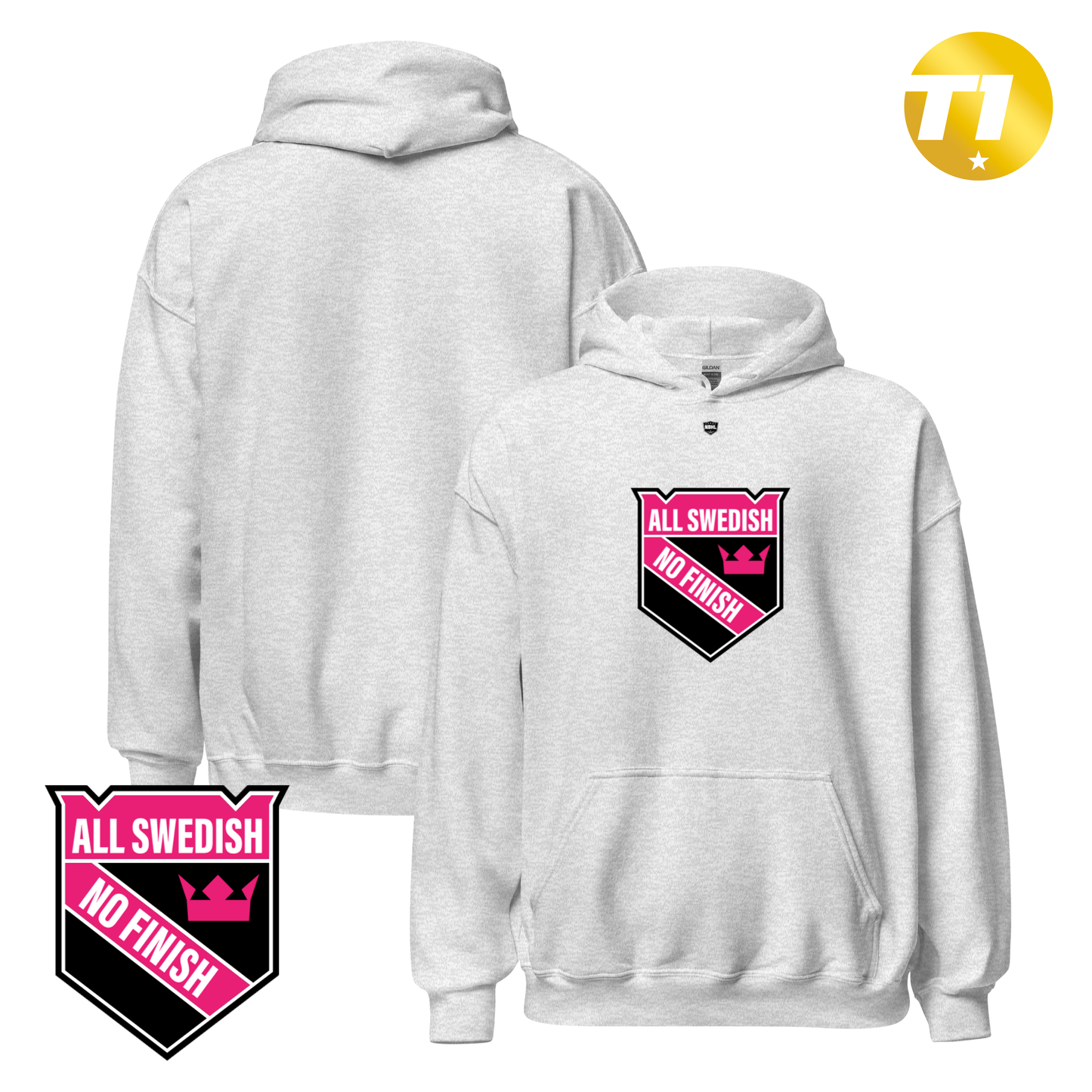 Brantford All Swedish 2026 Classic Logo Hoodie