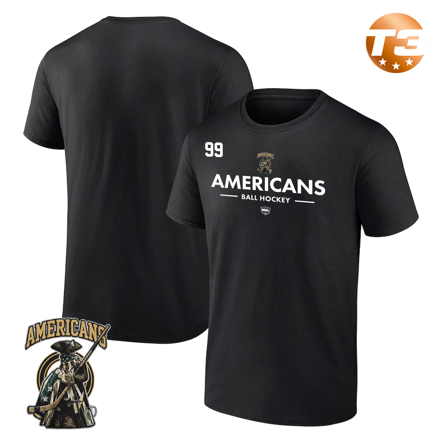 Jefferson Hills Americans 2026 Authentic Pro Primary T-Shirt