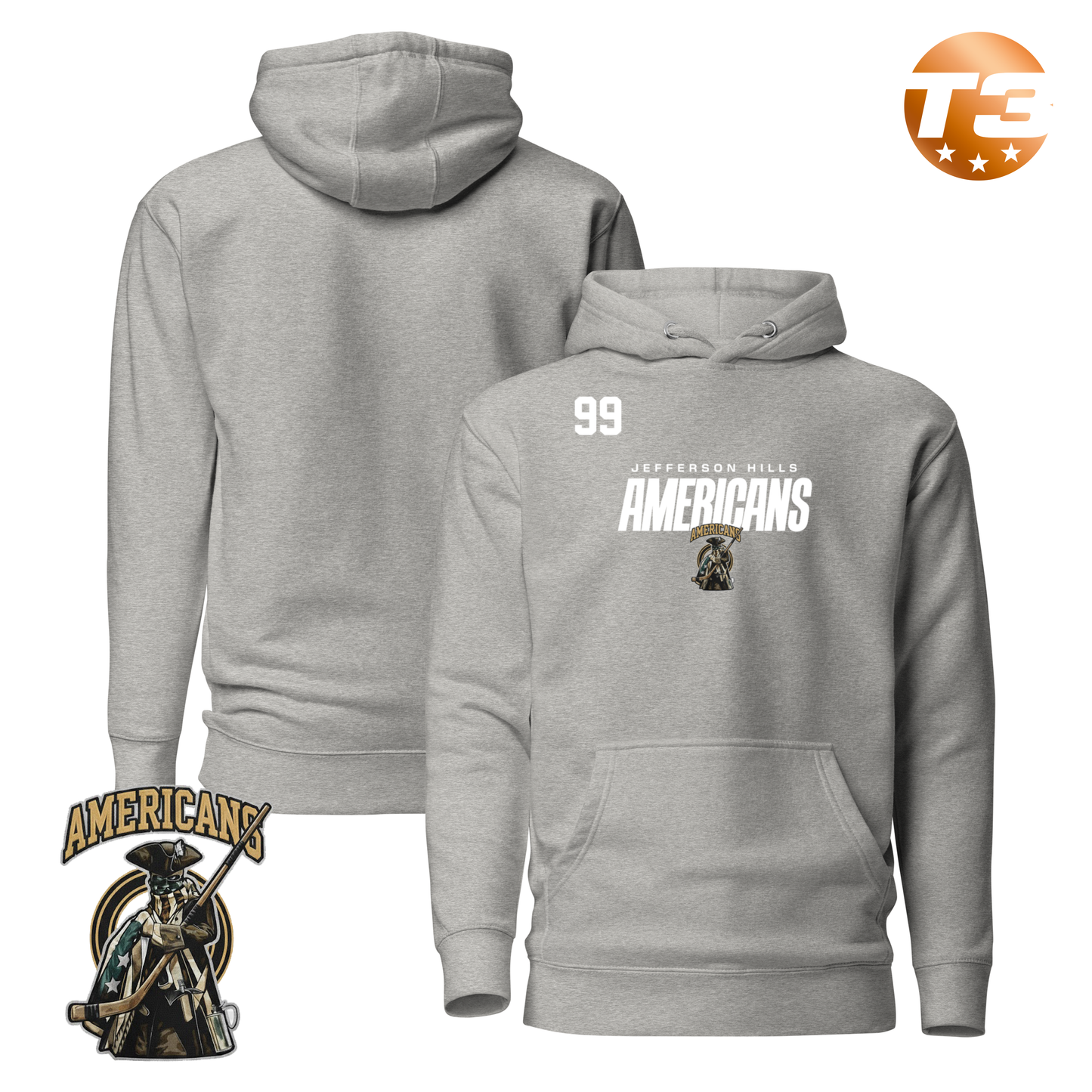 Jefferson Hills Americans 2026 Performance Player Hoodie