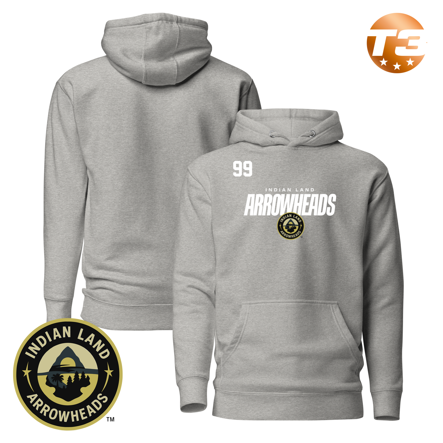 Indian Land Arrowheads 2026 Performance Player Hoodie