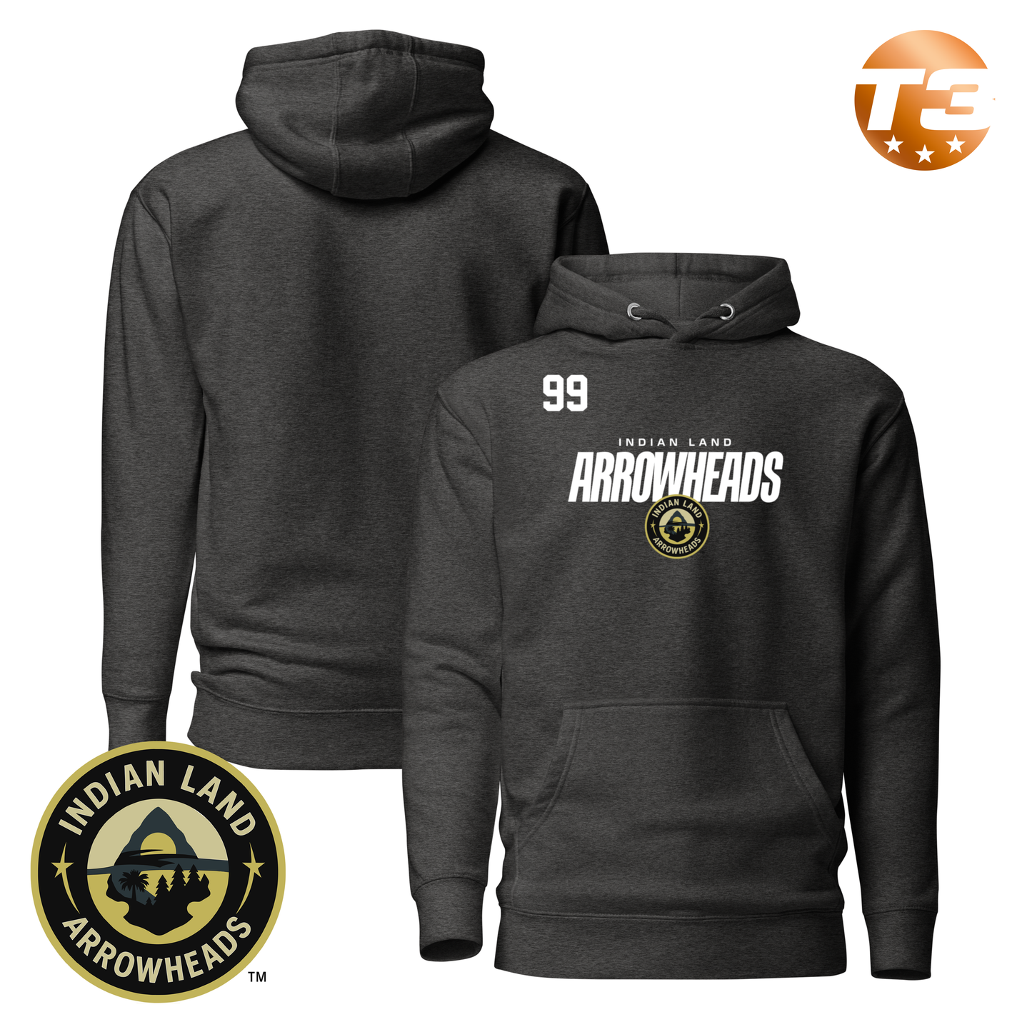 Indian Land Arrowheads 2026 Performance Player Hoodie