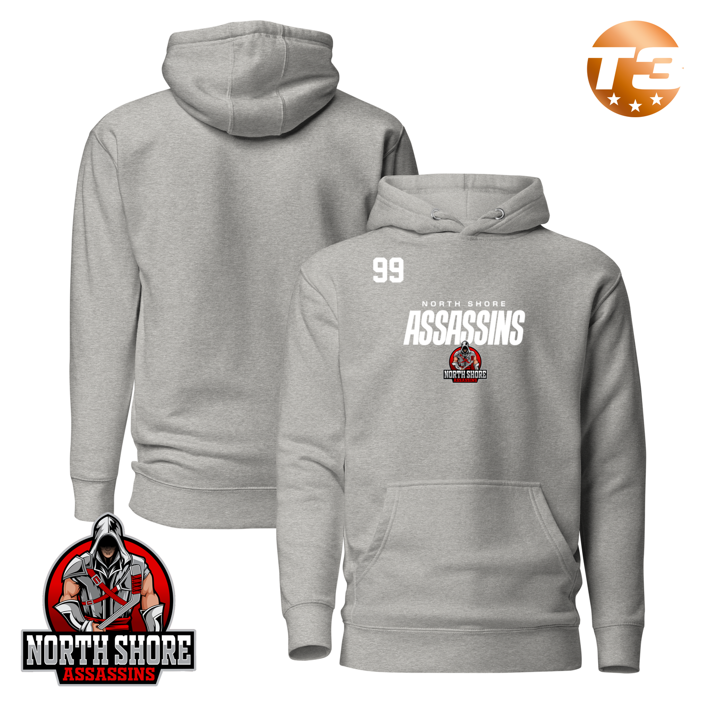 North Shore Assassins 2026 Performance Player Hoodie