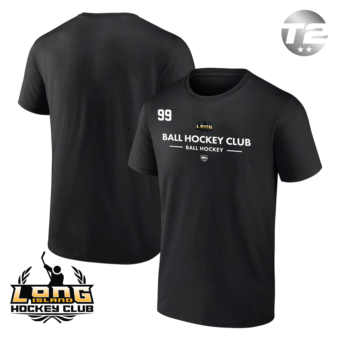Long Island Ball Hockey Club 2026 Authentic Pro Primary T-Shirt