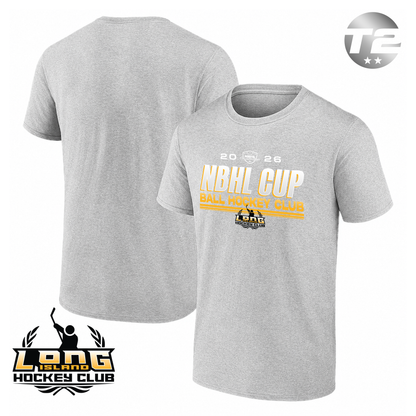Long Island Ball Hockey Club 2026 NBHL Cup Player Tee