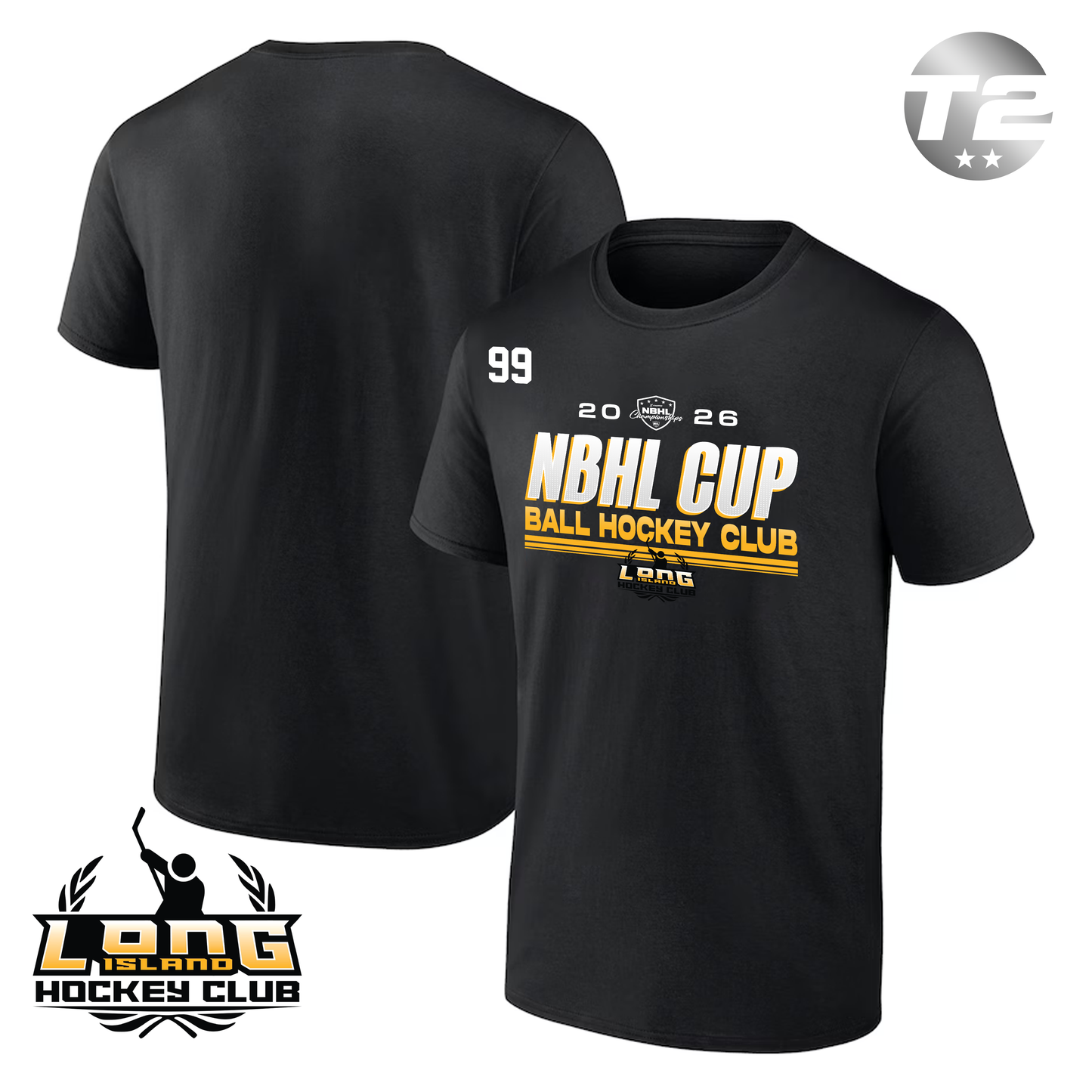 Long Island Ball Hockey Club 2026 NBHL CUP PLAYER TEE