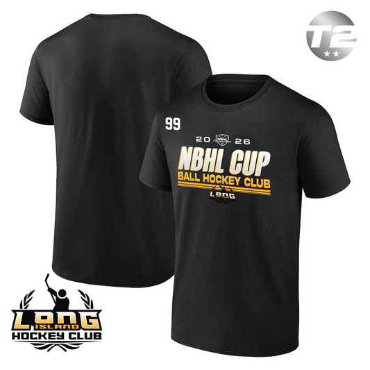 Long Island Ball Hockey Club 2026 NBHL CUP PLAYER TEE