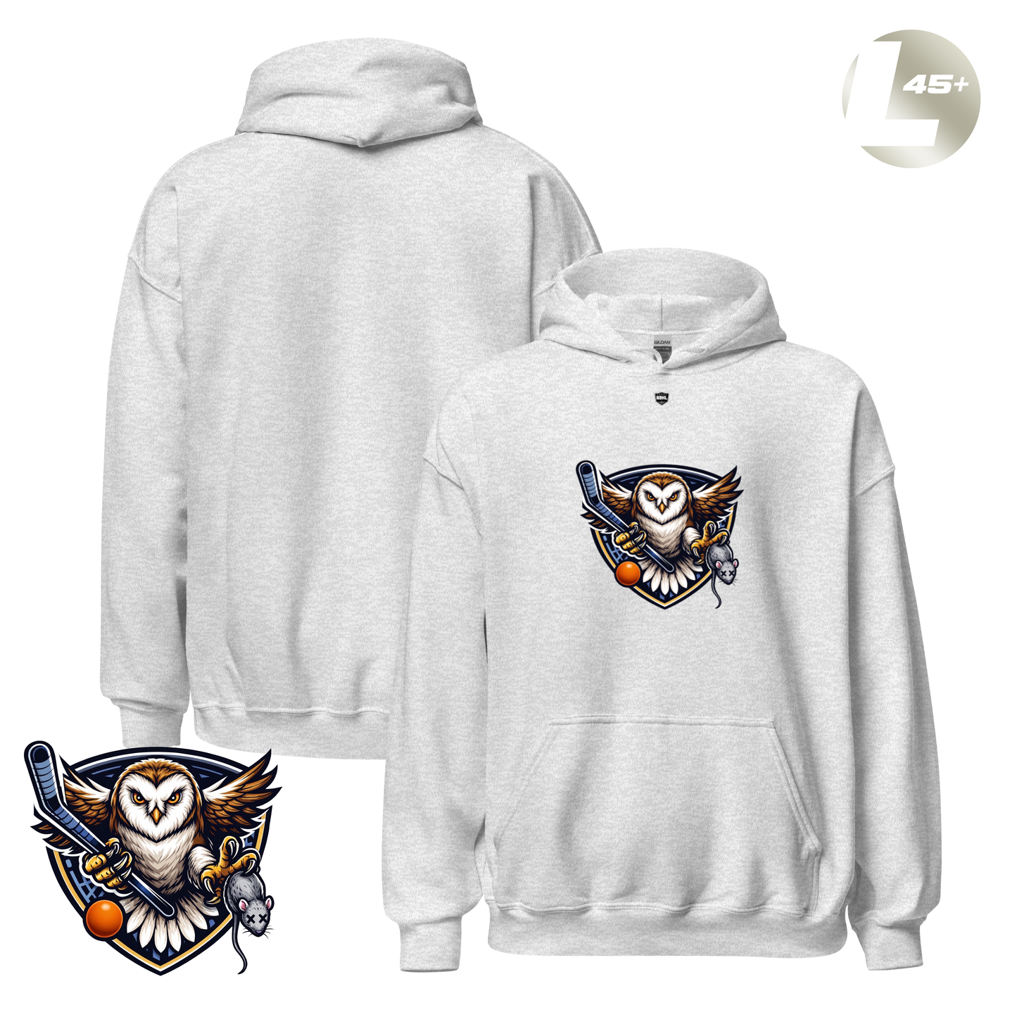 Long Island Barn Owls 2026 Classic Logo Hoodie