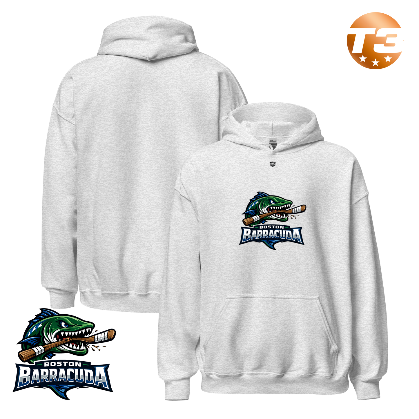 Boston Barracudas 2026 Classic Logo Hoodie