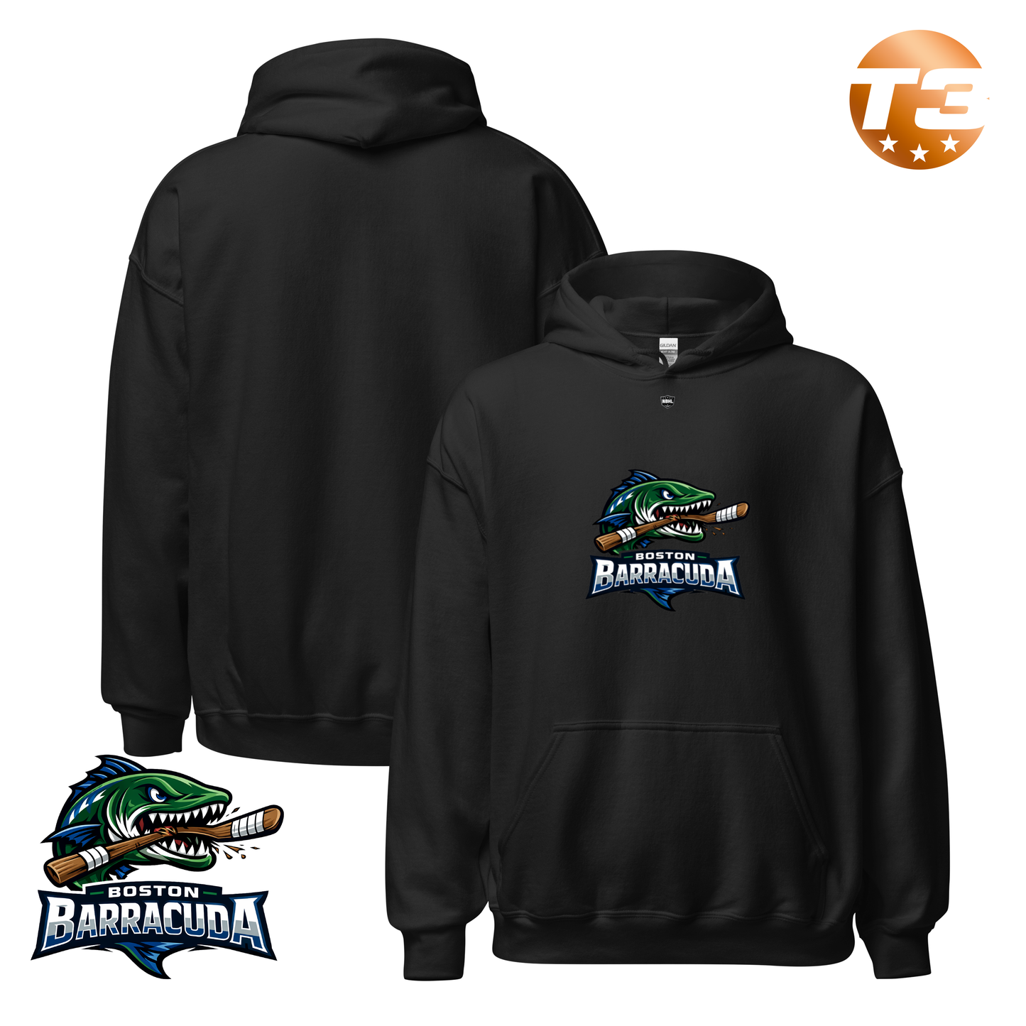 Boston Barracudas 2026 Classic Logo Hoodie