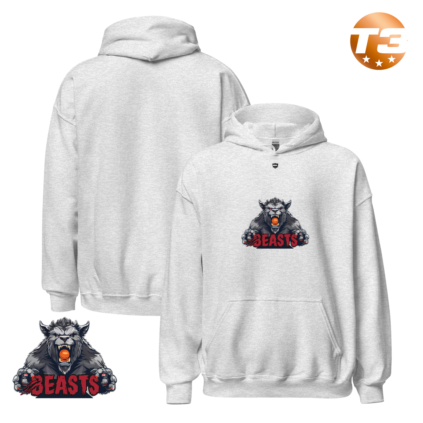 Long Island Beasts 2026 Classic Logo Hoodie