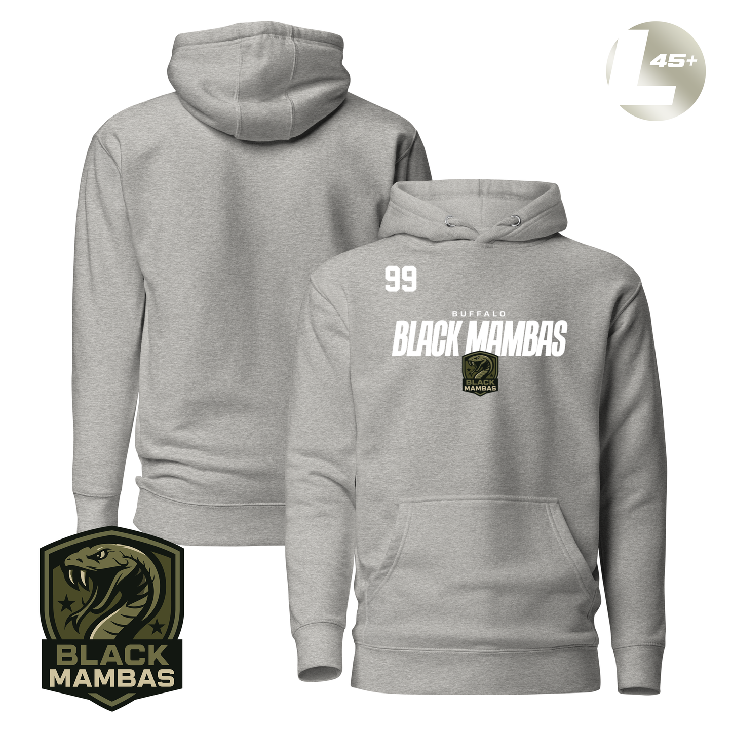 Buffalo Black Mambas 2026 Performance Player Hoodie