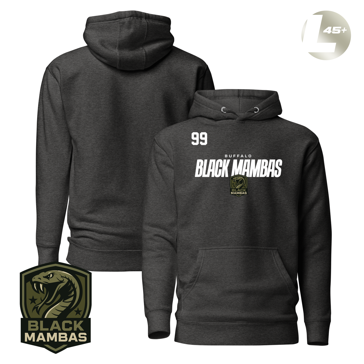 Buffalo Black Mambas 2026 Performance Player Hoodie