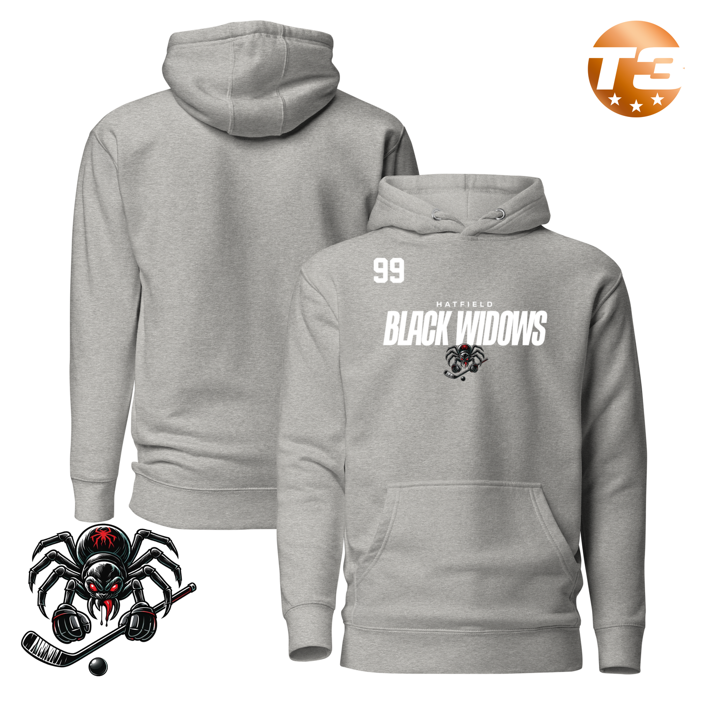 Hatfield Black Widows 2026 Performance Player Hoodie