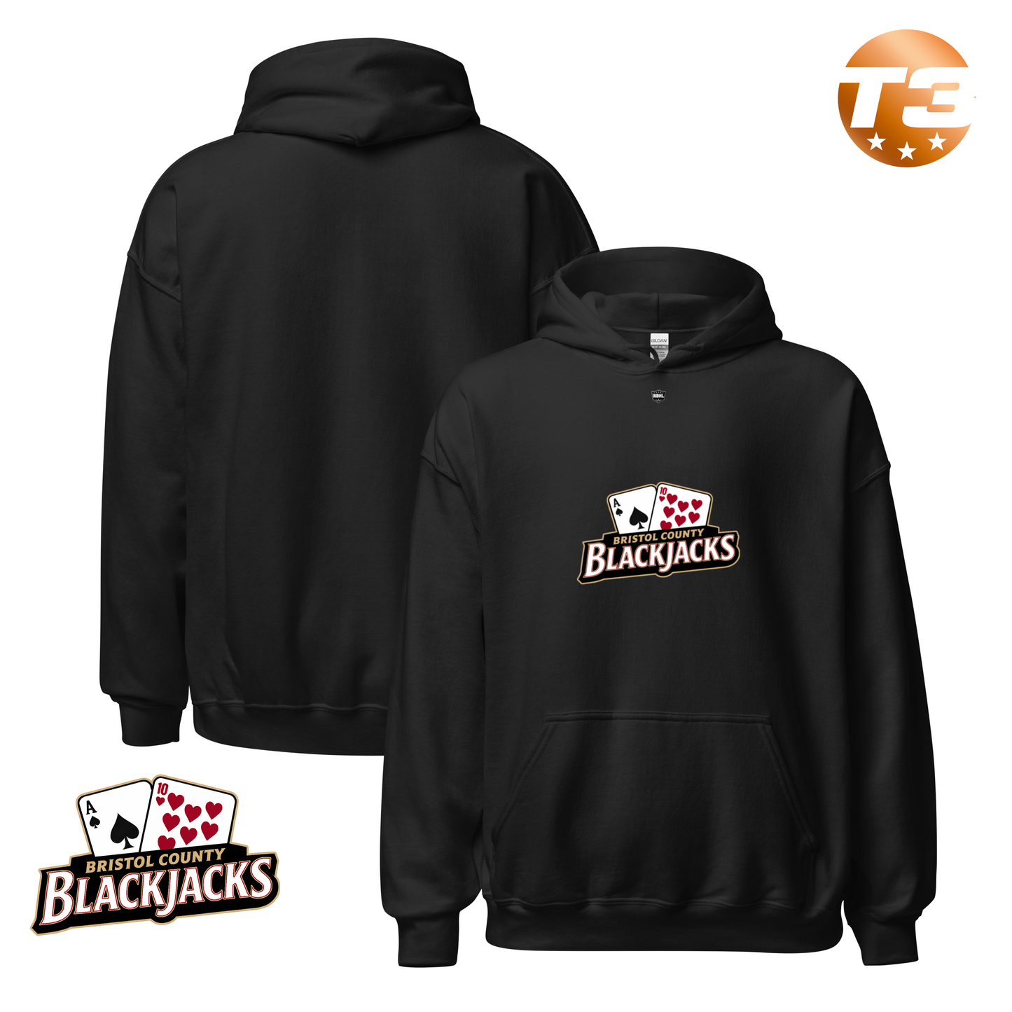Bristol County Blackjacks 2026 Classic Logo Hoodie