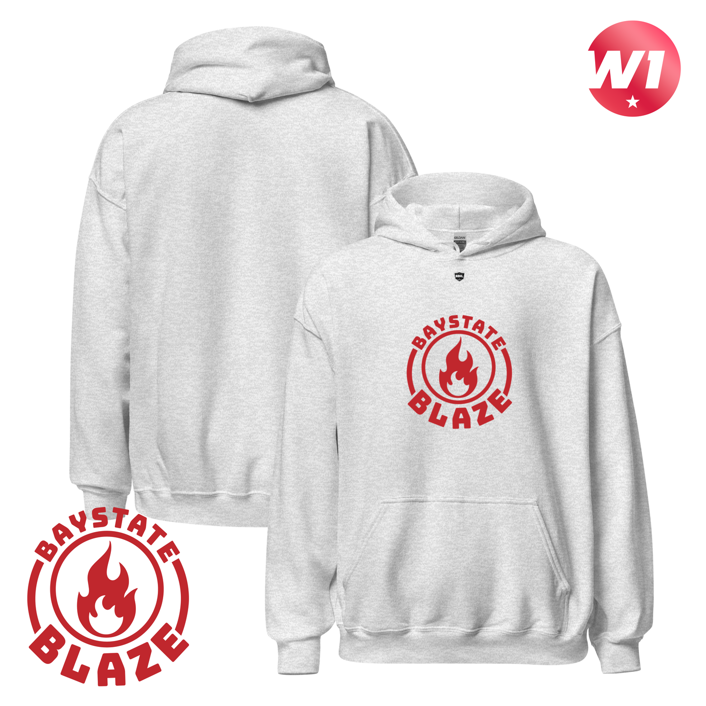 Baystate Blaze 2026 Classic Logo Hoodie