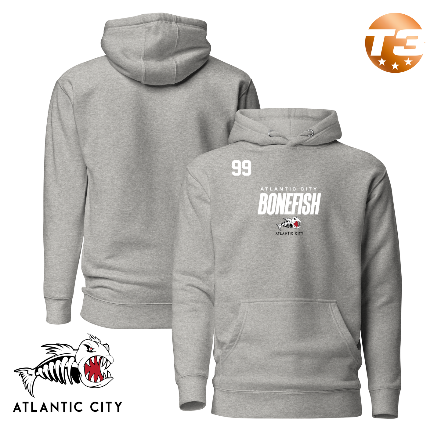 Atlantic City Bonefish 2026 Performance Player Hoodie