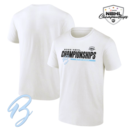Butler Breeze 2025 NBHL Championships T-Shirt
