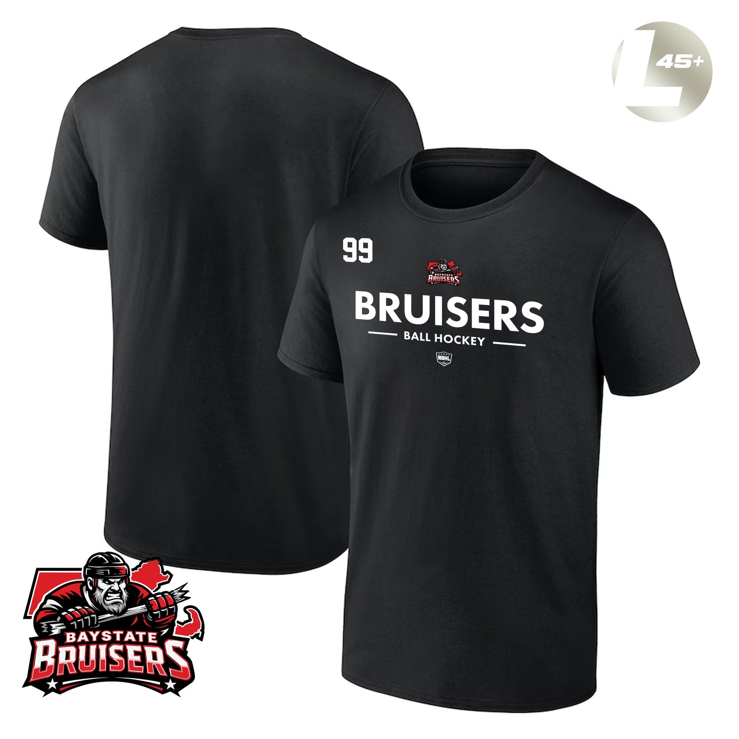 Bay State Bruisers 2026 Authentic Pro Primary T-Shirt