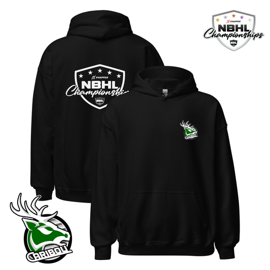 Lakeland Caribou 2025 NBHL Championships Team Hoodie