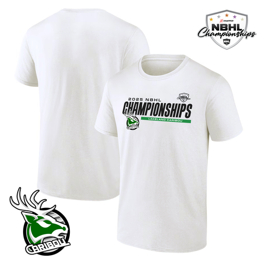 Lakeland Caribou 2025 NBHL Championships T-Shirt