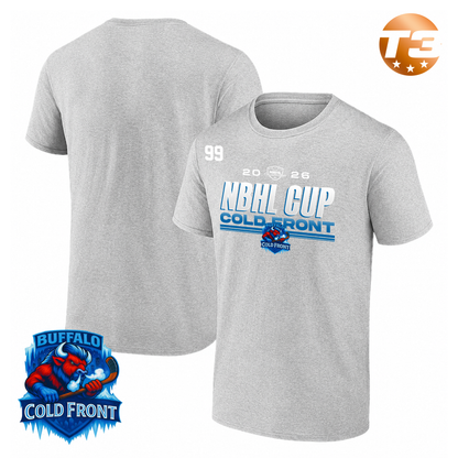 Buffalo Cold Front 2026 NBHL Cup Player Tee