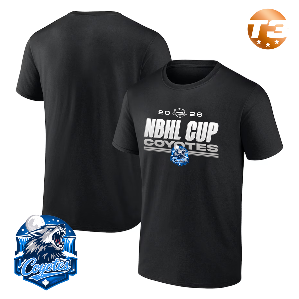 Niagara Coyotes 2026 NBHL Cup Player Tee