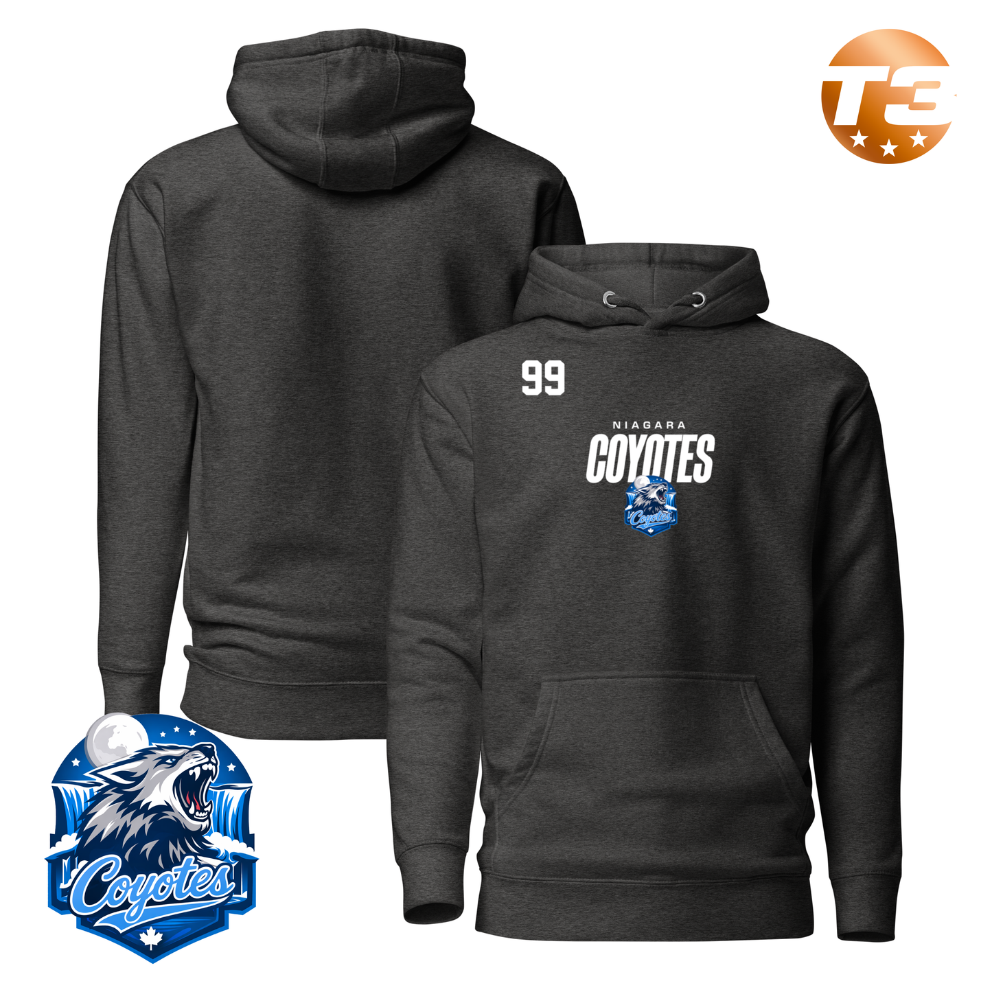 Niagara Coyotes 2026 Performance Player Hoodie