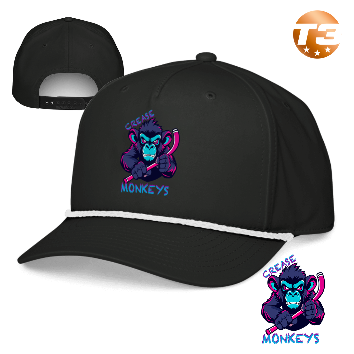 Monroe Crease Monkeys 2026 Rope Cap