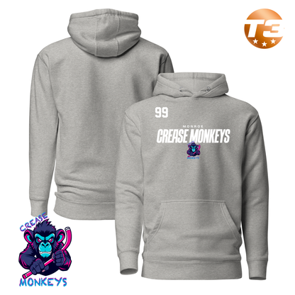 Monroe Crease Monkeys 2026 Performance Player Hoodie