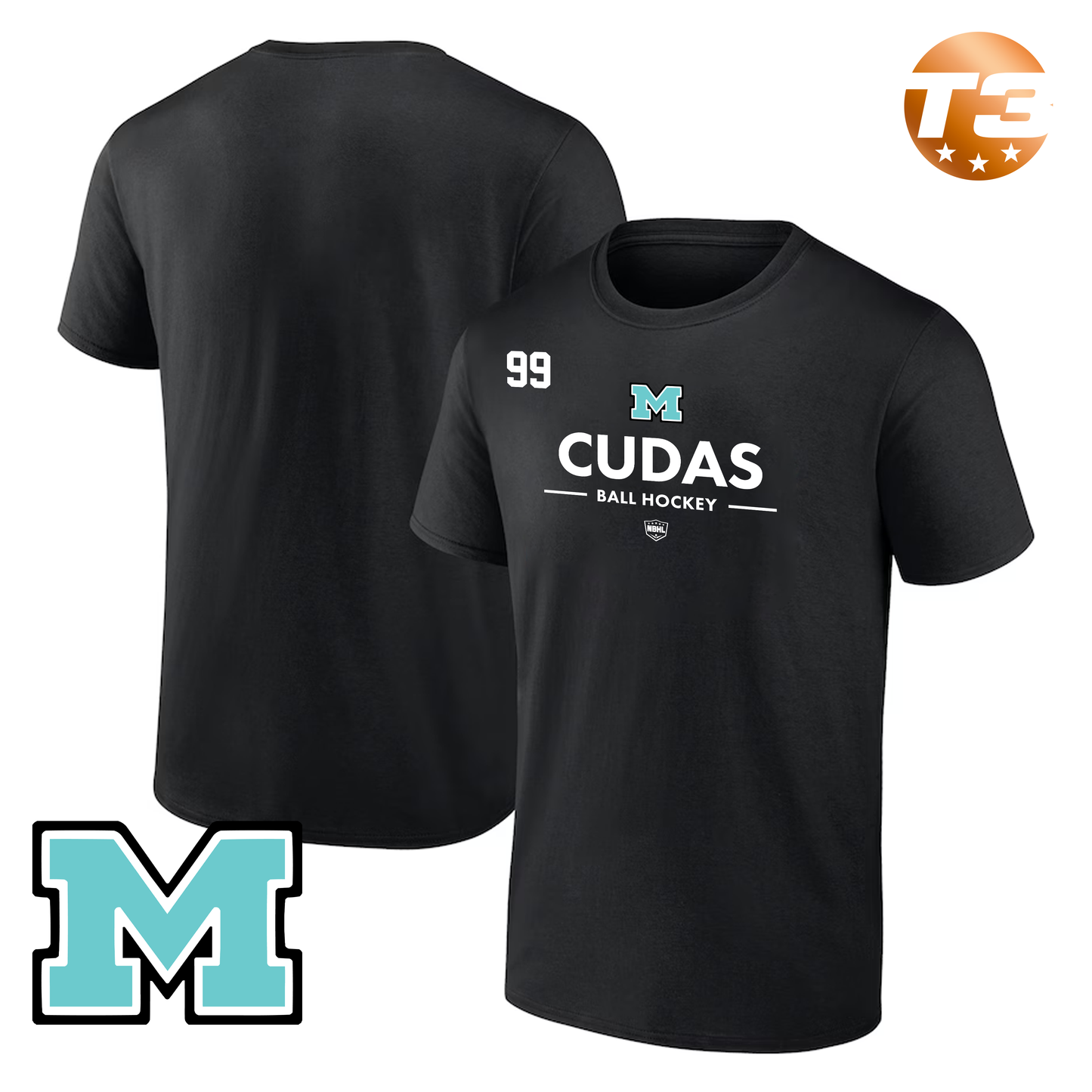 McKeesport Cudas 2026 Authentic Pro Primary T-Shirt