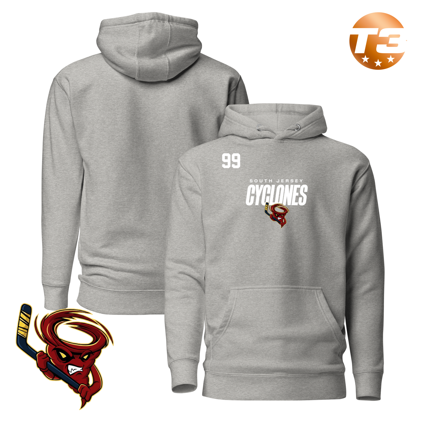 South Jersey Cyclones 2026 Performance Player Hoodie