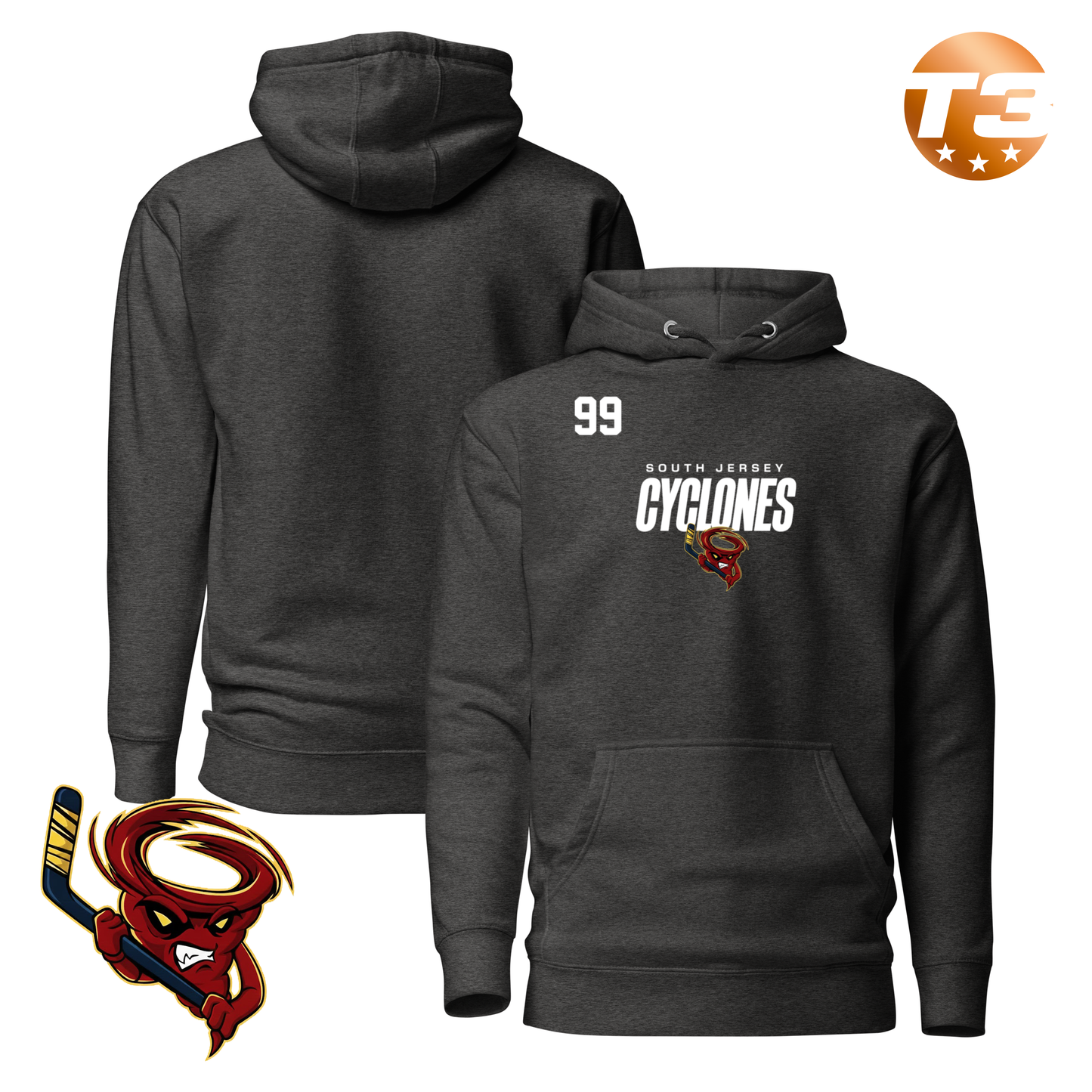 South Jersey Cyclones 2026 Performance Player Hoodie