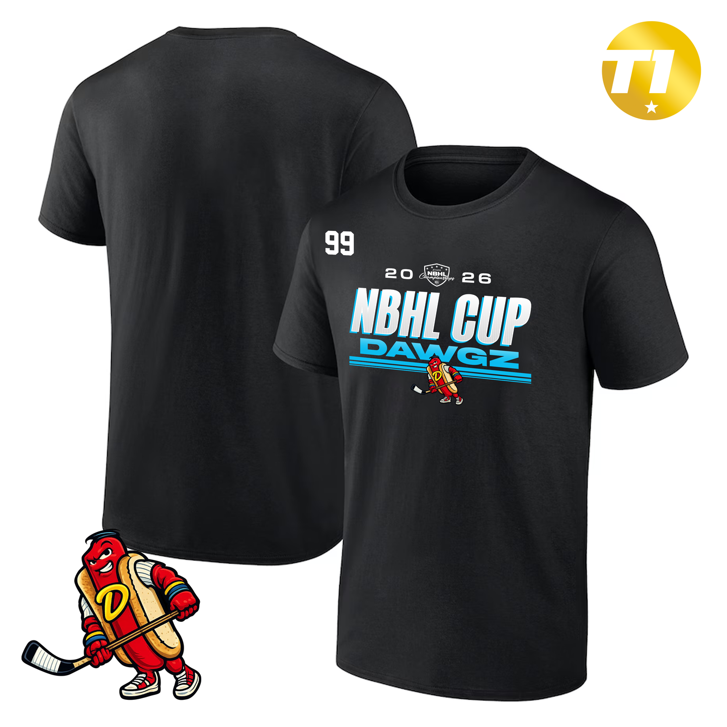 Marlton Dawgz 2026 NBHL Cup Player Tee