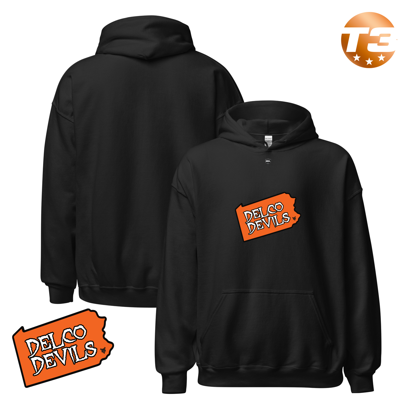 Delco Devils 2026 Classic Logo Hoodie