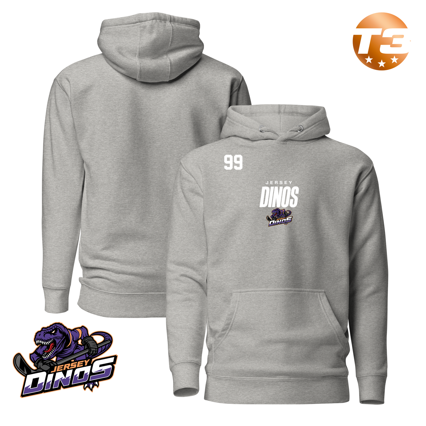 Jersey Dinos 2026 Performance Player Hoodie