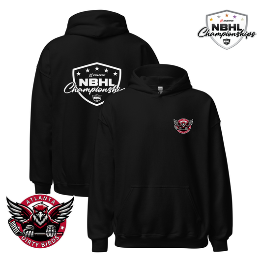 Atlanta Dirty Birds 2025 NBHL Championships Team Hoodie