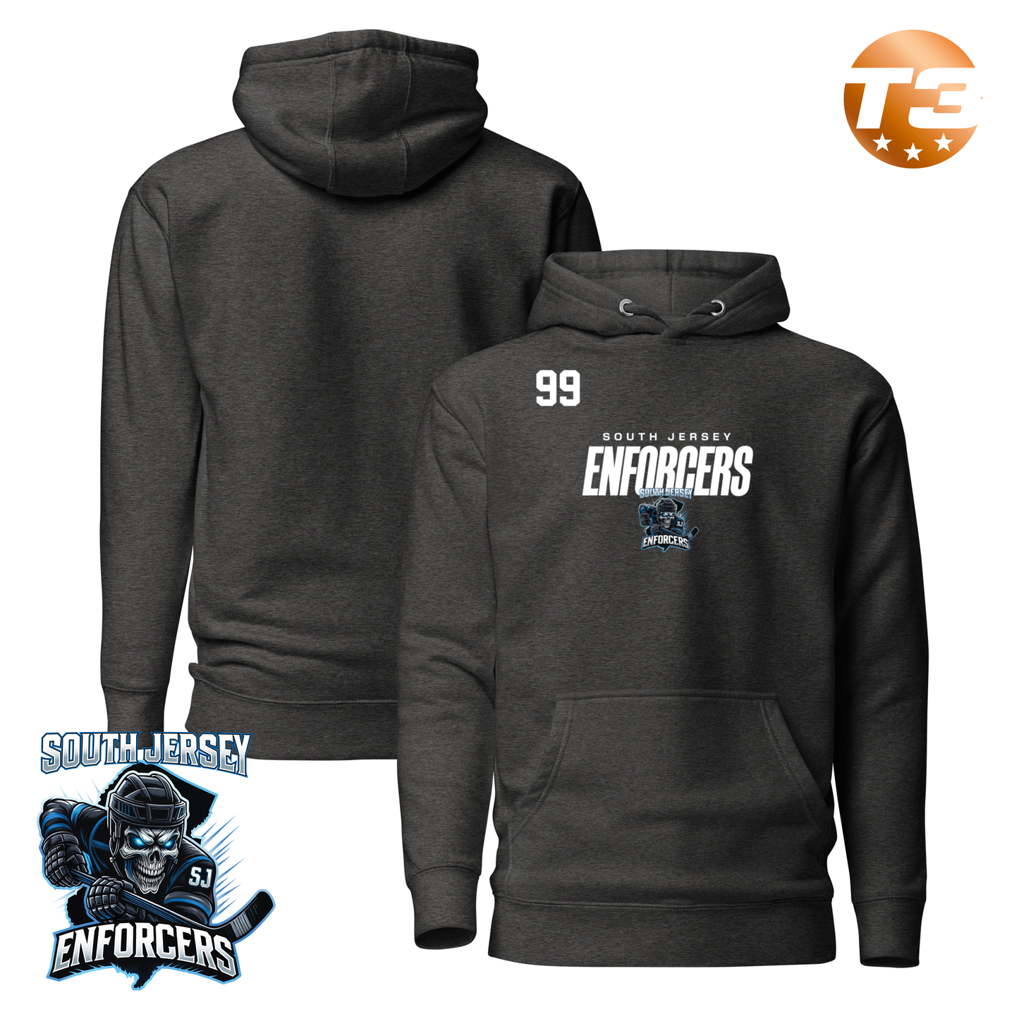 South Jersey Enforcers 2026 Performance Player Hoodie