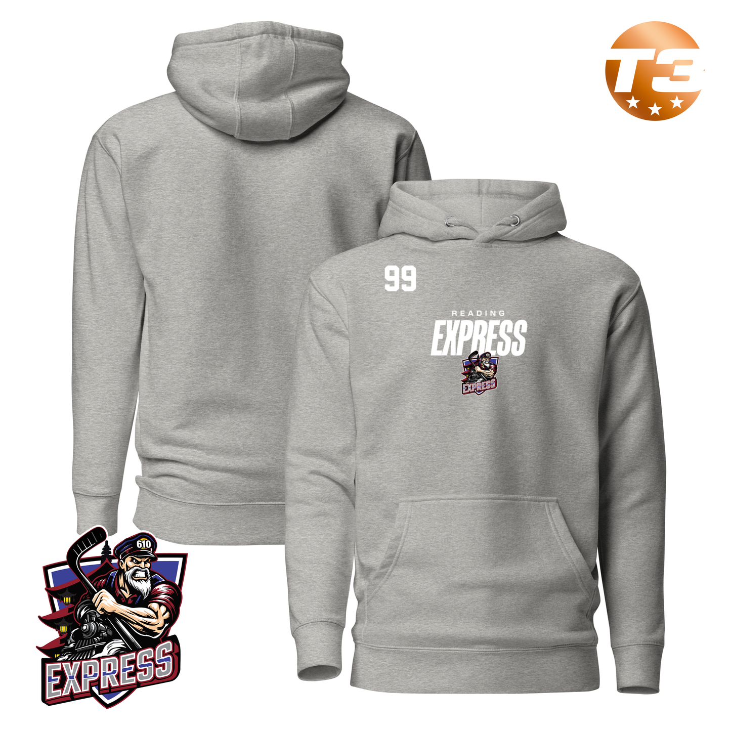 Reading Express 2026 Performance Player Hoodie