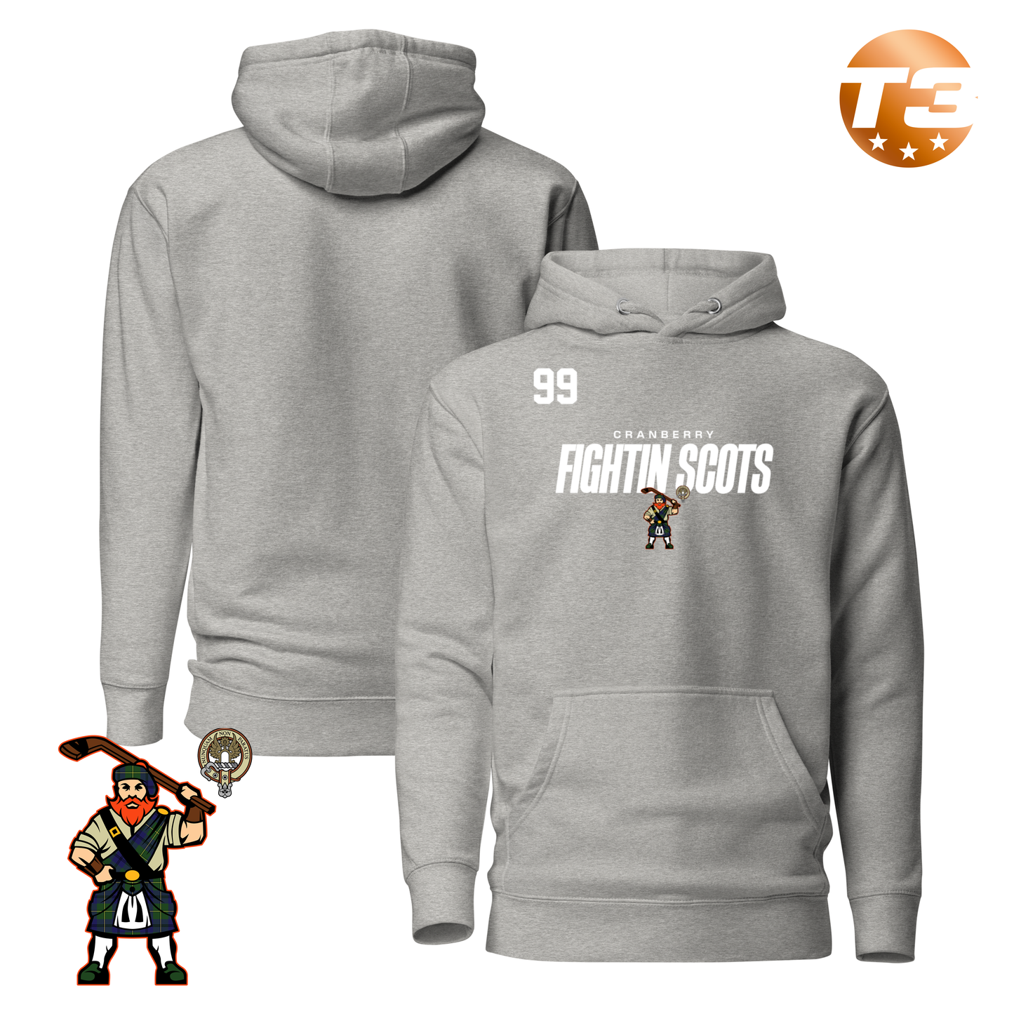Cranberry Fightin Scots 2026 Performance Player Hoodie