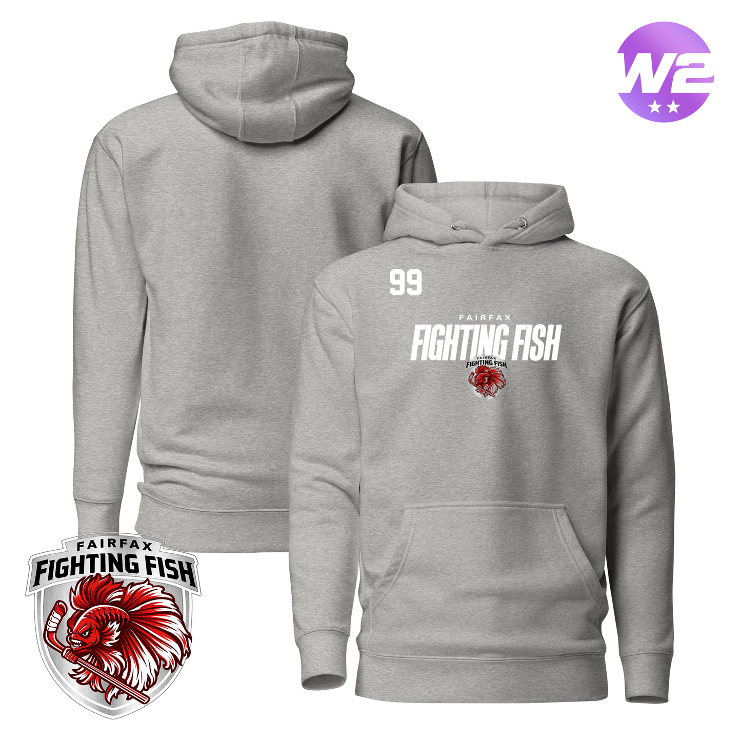 Fairfax Fighting Fish 2026 Performance Player Hoodie