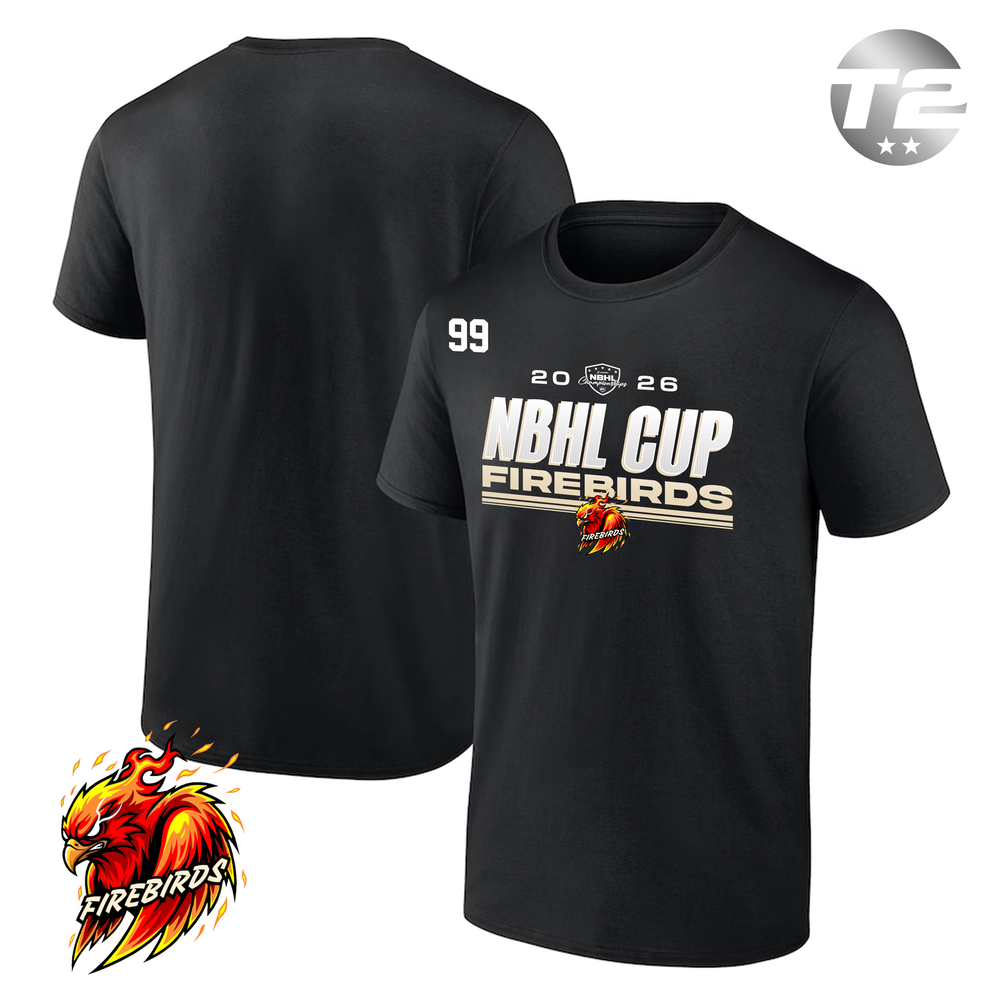 Phoenixville Firebirds 2026 NBHL CUP PLAYER TEE