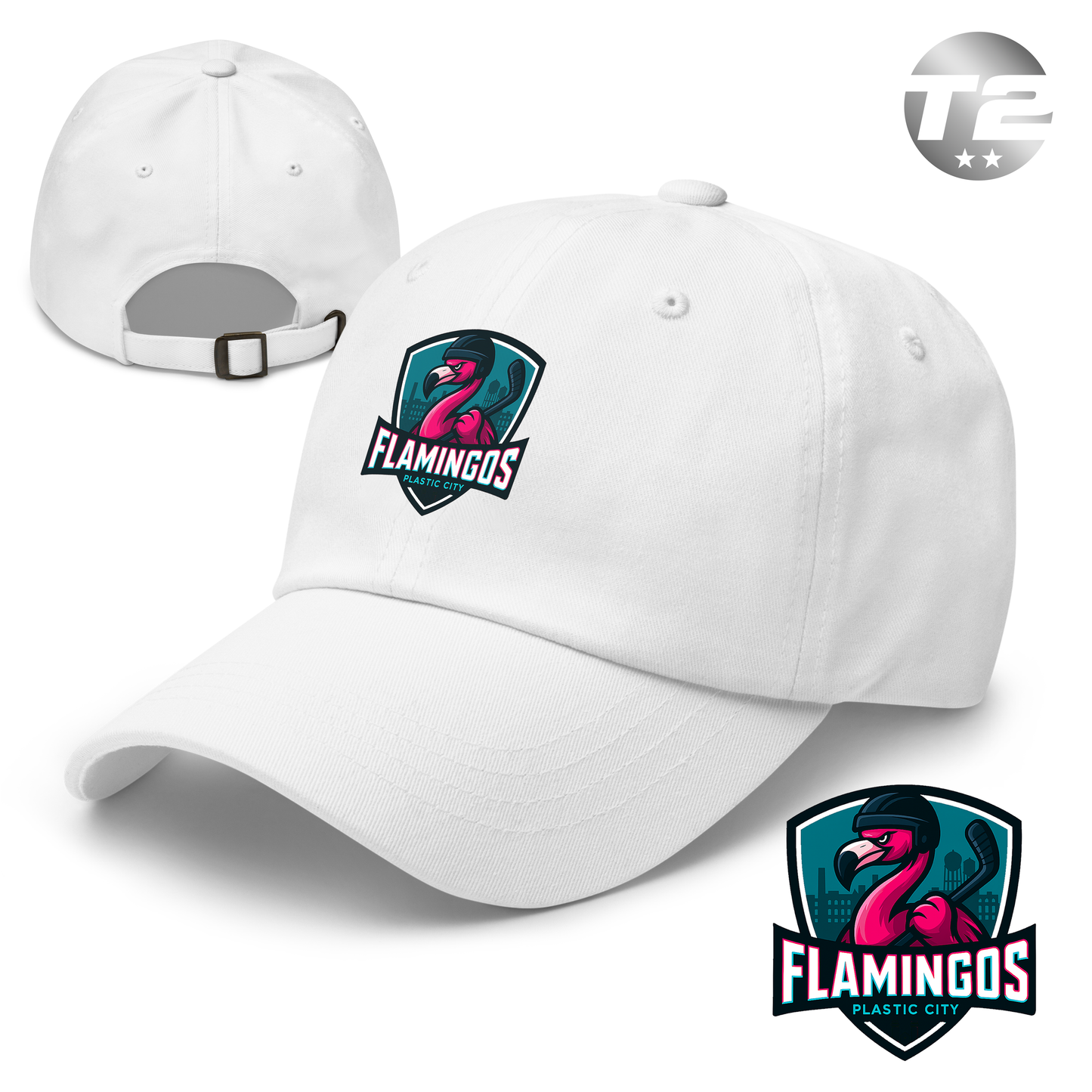 Plastic City Flamingos 2026 Classic Dad Hat