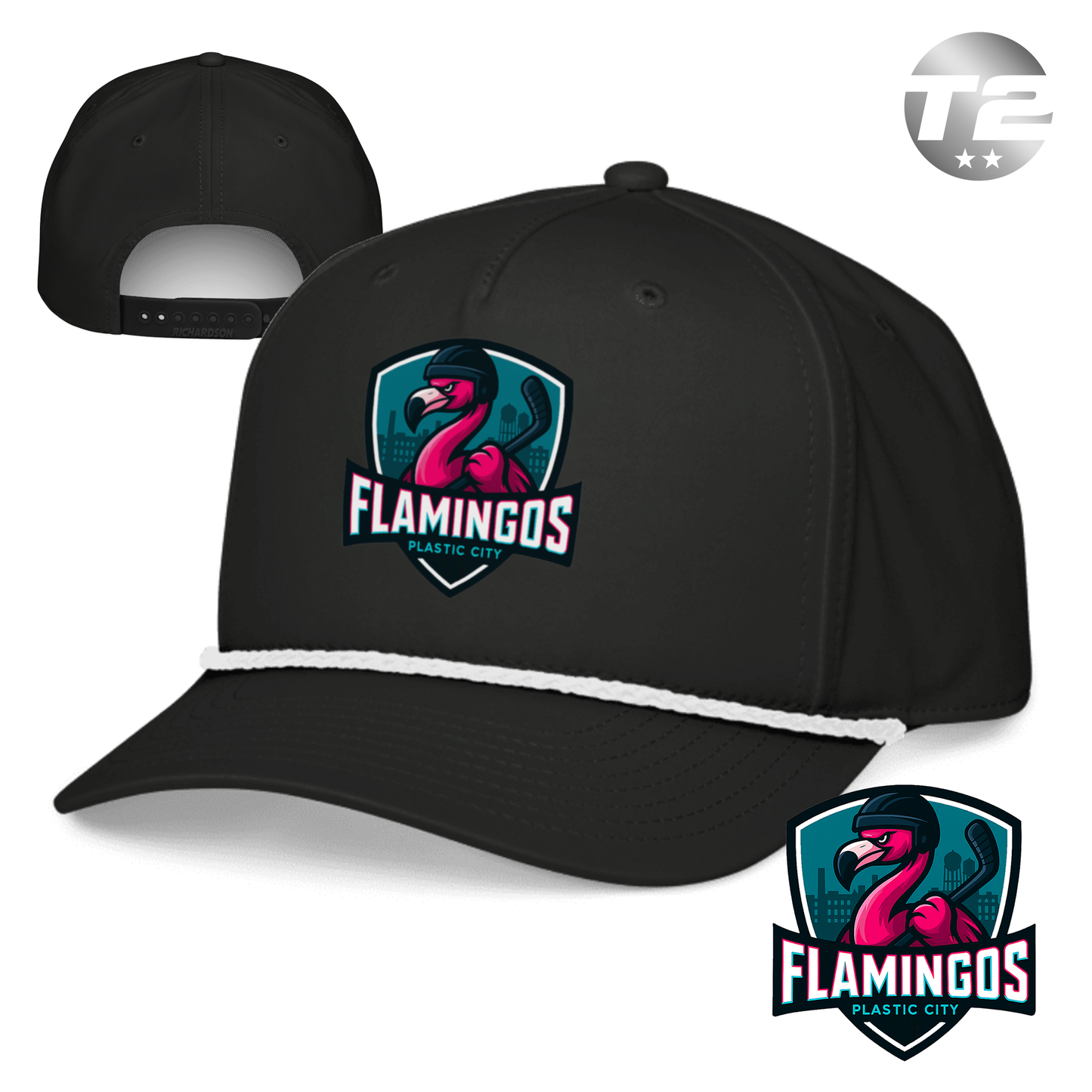Plastic City Flamingos 2026 Rope Cap